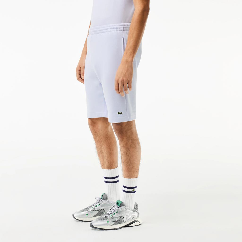 LACOSTE Logo appliqué Fleece Shorts GH9627-J2G