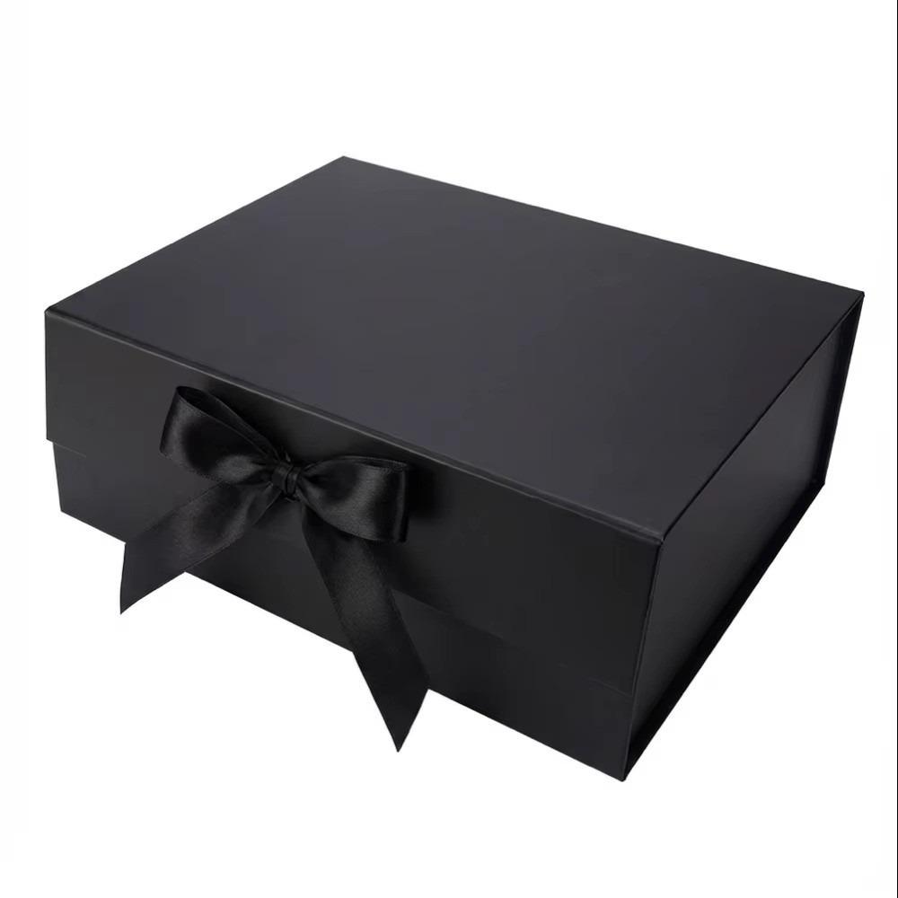 Большая пустая коробка с откидной крышкой Упаковочная коробка Роскошная подарочная коробка с лентой Вечеринка День святого Валентина