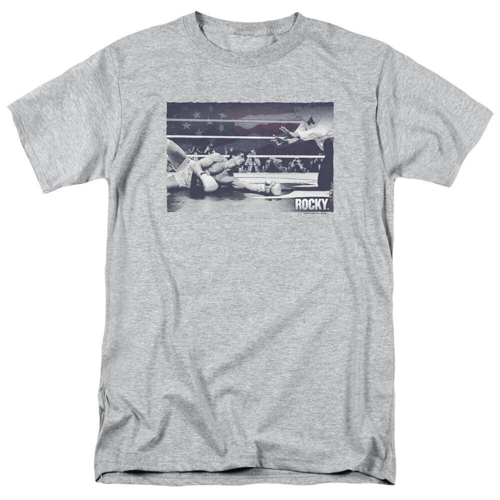 26 Rocky American Will T Shirt Mens Licensed Boxing Movie Balboa Creed Sport Gray Unisex T-Shirt