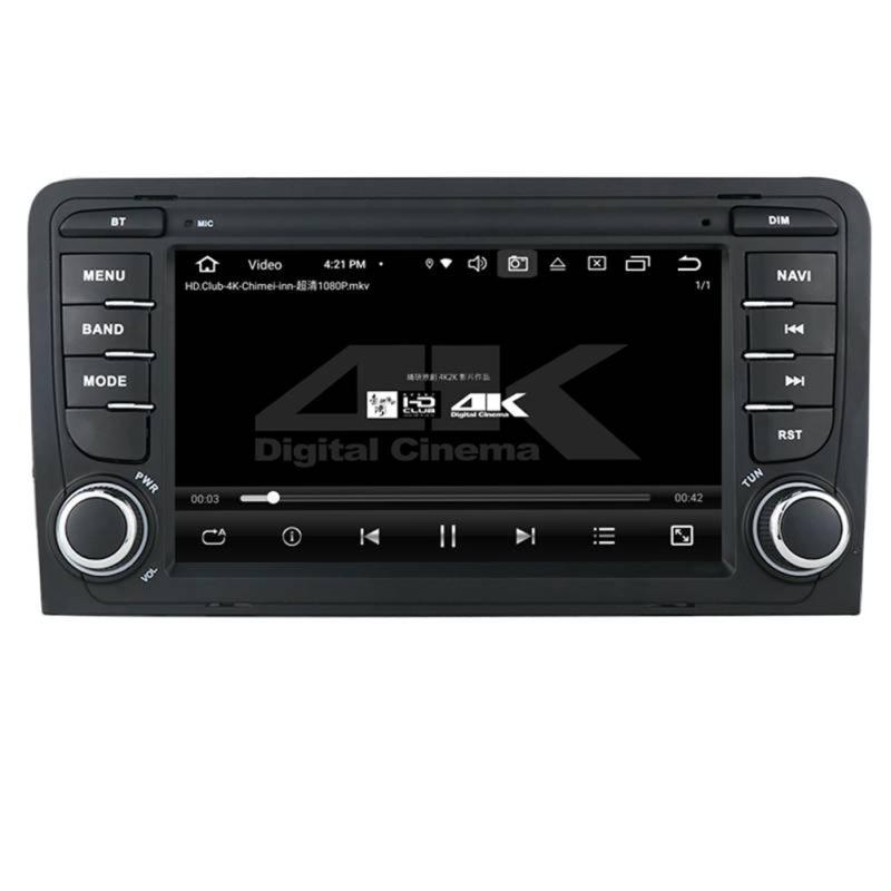 Автомобильный DVD-плеер, совместимый с Android 10, GPS-навигация, Wi-Fi, радио, совместимый для A3/s3/rs3