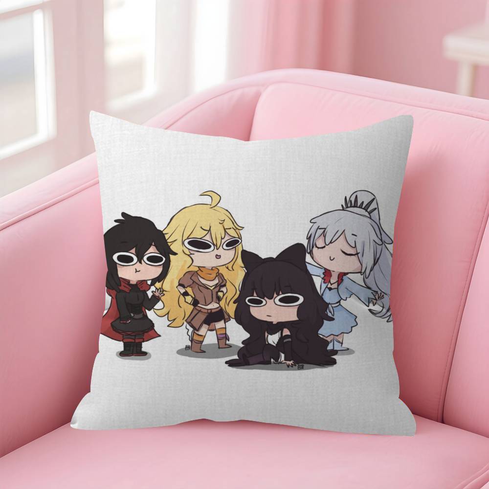 Логотип R-R-Rwby-Y Аниме Персонализированная Наволочка Детская Спальня Декор Дикой Вечеринки Наволочка Подарок на День Рождения Ребенка