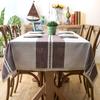 Waterproof Jacquard Imitation Cotton And Linen Embroidery Fringed Tablecloth Lace Geometric Rectangular Dining Table Coffee Table Tablecloth