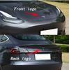 1pcs ABS for Tesla Model 3 Mode Y Car Front Hood Logo Cover Emblem Sticker Styling Auto Body Rear Trunk Badge Accessories