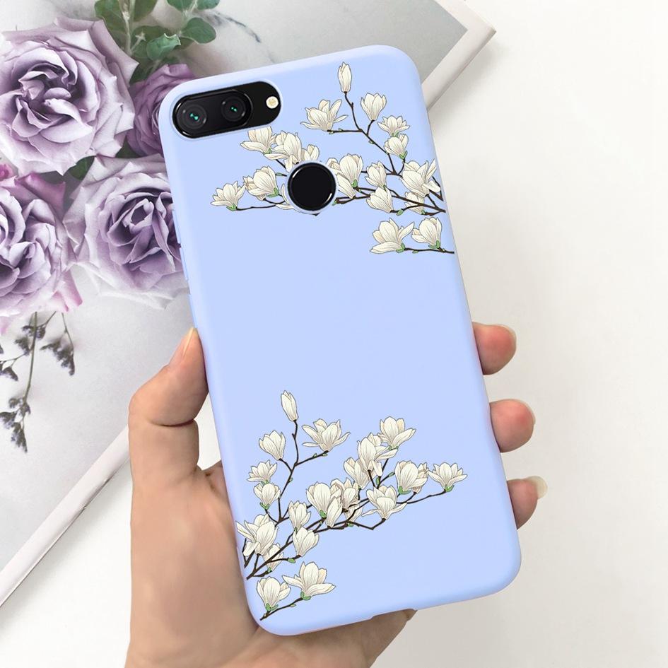 For Xiaomi Mi 8 Lite Case 6.26" Fashion Landscape Girls Bumper Soft Silicone Phone Cover For Xiomi Mi 8 Lite Funda Mi8Lite Pouch