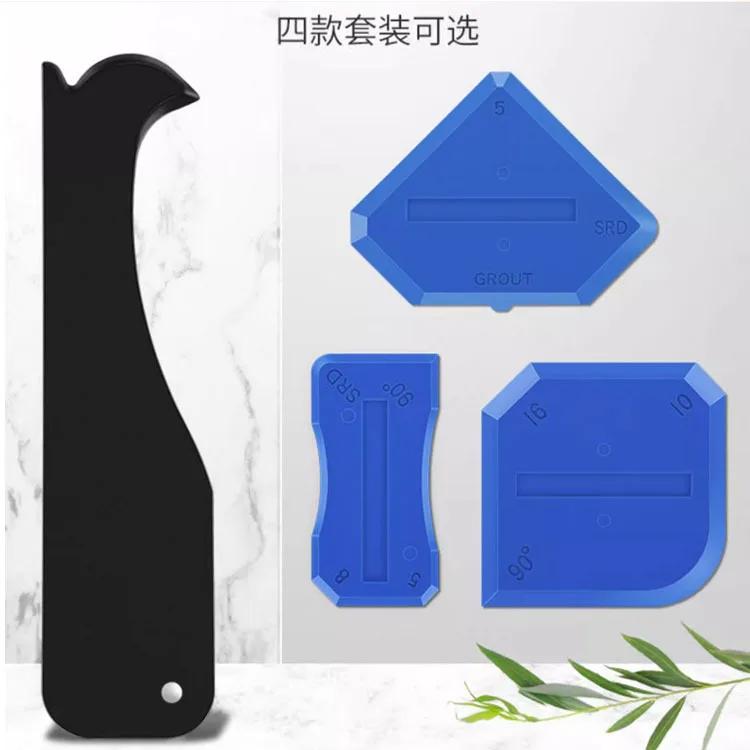 Набор силиконовых инструментов для уплотнения швов, шпатель для герметика, скребок для плитки, оконная затирка, удаление кромок, кухонные строительные инструменты