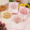Pop-Up Greeting Card 3D Flower Bouquet Card Handmade Rose Sunflower Tulip Gift Card for Mother's Day Graduation Anniversary