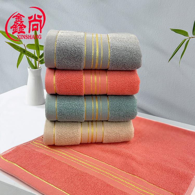 Полотенце работника чистого хлопка золотая проволока сломанная напильником полотенце для лица полотенце для компании Shangchao для дома и благополучия полотенце