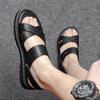 Модные мужские сандалии для отдыха на открытом воздухе, модные дышащие летние туфли, классические мужские мягкие сандалии, кроссовки, модная мужская пляжная обувь