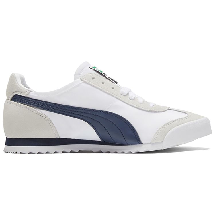 Puma Унисекс Белые Серые Синие Roma OG Нейлоновые Низкие Кроссовки 362408-15