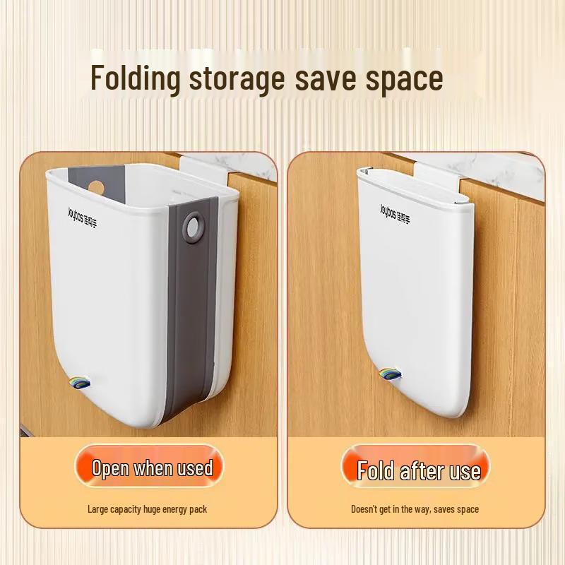 Складное настенное мусорное ведро Jiabangshou 8 л