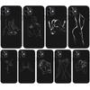 Minimalist Line Sexy Abstract Phone Case for iPhone 13 11 12 Pro Max Mini 7 8 6 Plus XR X XS Se Phone Cover