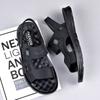 Fashion Summer 2024 New Men's Sandals Genuine Leather Thick-soled Non-slip Beach Shoes Comfortable Soft-soled Two-wear Outdoor Sandals