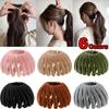 7 Colors Velvet Bird Nest Hair Claw Horsetail Buckle Solid Expanding Hair Clip for Women Girls Ponytail Hair Accessories