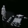Joints Movable Male Femalew Body Dolls Action Figure 1/18 Scale Model Doll  Computer Ornament
