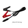 200CM Vehicle Power Cable with Battery Clip, 12V-24V Battery Charge Cord Suitable for Various Electronic Devices