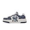 MLB Chunky Liner Slip Resistant Abrasion Resistant Low top Skateboard Shoes Unisex Blue White 3ASXCLD4N-50NYS(Team1001-OK?)