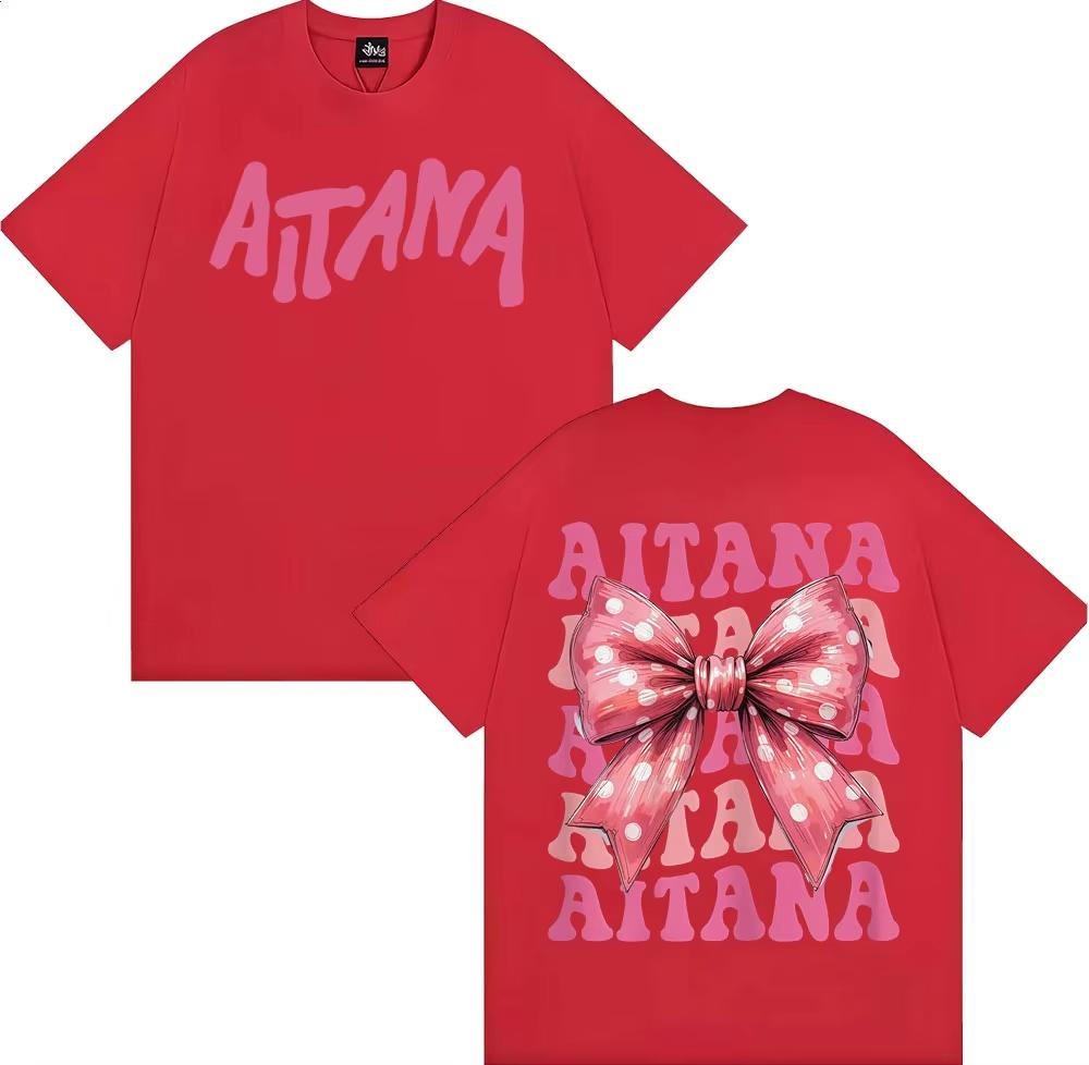 Singer Aitana Cuarto Azul Butterfly Graphic T Shirt Men Women Harajuku Aesthetic Streetwear T Shirt Cotton Casual Loose T-shirts