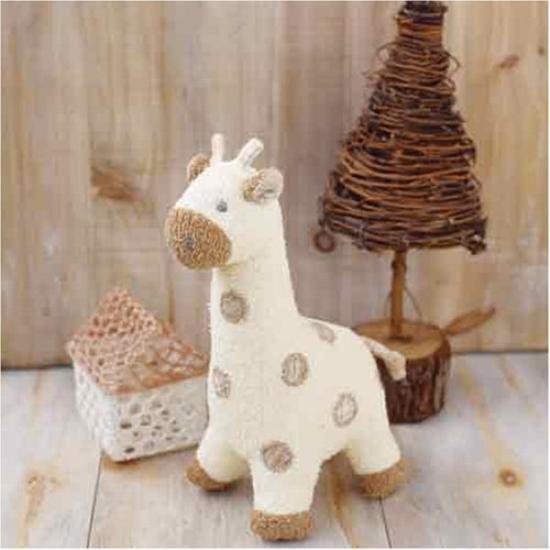 Набор для рукоделия Hamanaka Craft Kit Cotton 21см "Органический жираф" H434-518
