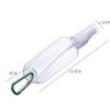 Reusable Portable Alcohol Spray Bottle Hand Sanitizer Travel Holder Keychain