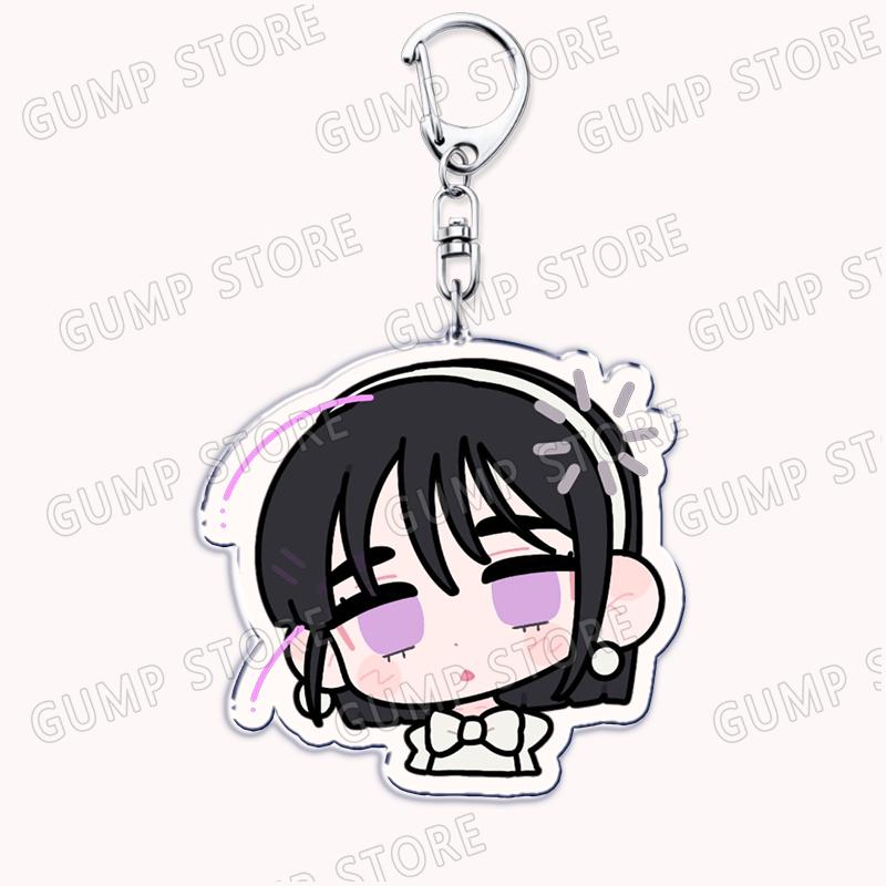 Popular Anime Alien Stage Chibis Music Keychains for Accessories Bag Luka Ivan Till Mizi Hyuna Sua Keyrings Jewelry Fans Gifts