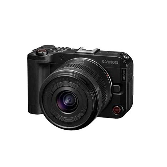 Canon Digital Single-Lens Reflex Camera EOS R50V Lens Kit (RF-S14-30PZ) Black