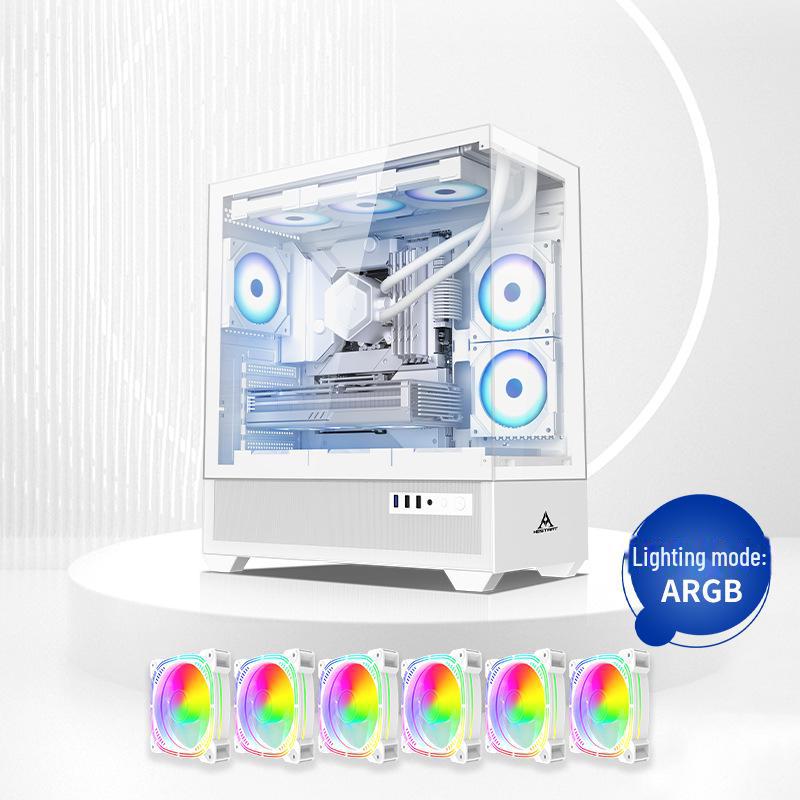 Корпус компьютера Cross-Border Gaming E-ATX с прозрачным стеклом и водяным охлаждением