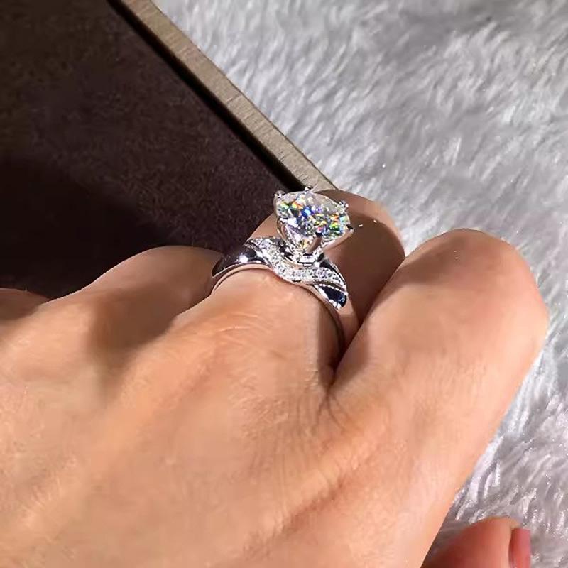 Женское кольцо Shein, кольцо с шестью крапанами, свадебная легкая роскошная шикарная бижутерия