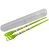 Ishida Magic Chopsticks, Mini Border, 18cm, Green, Non-Slip, 541046