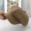 Solid Color Woolen Octagonal Hat Female Trendy British Retro Painter Beret Literary Newsboy Hat