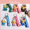 Adorable Silicone Pikachu Keychain Colorful Hoodie Accessory Gift For Birthdays