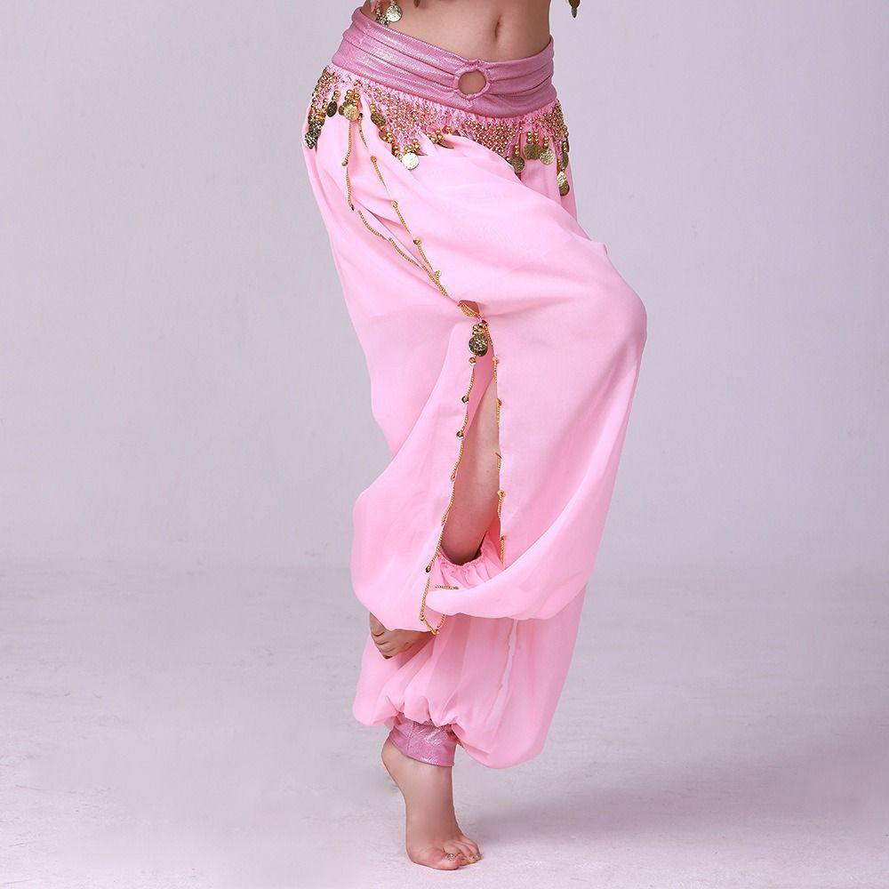 Sequin Belly Dance Pants Tassel Bloomers Fashion Loose Pants  Dance