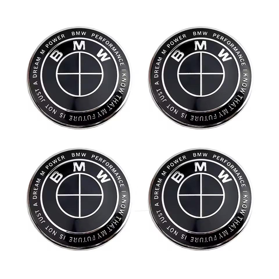 For BMW M BMW 7Pcs Badge Logo 3D Wheel Center Cap Set Fit E36 E46 E53 E90 E60 E93 E87 G01 G20 E30 X1 X3 X5 X6 X7 F30 F20 Auto Accessories fzk22