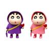 Heart Shape Raincoat Crayon Shinchan Pvc Collectible Figure Model For Anime Fans