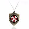 Residents Evils Pendant Necklace for Men Women Corporation Symbol Chain Necklace Fans Cosplay Party Jewelry Accessories Gift