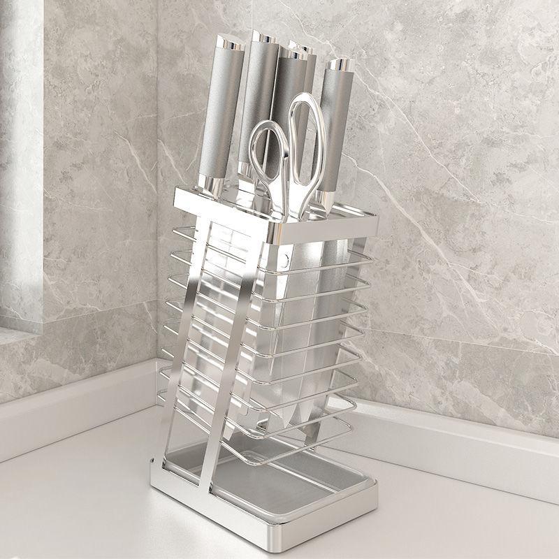 Держатель кухонного ножа из нержавеющей стали 304, держатель кухонного ножа, стеллаж для хранения, кухонная дренажная столешница, держатель овощного ножа, стеллаж для хранения