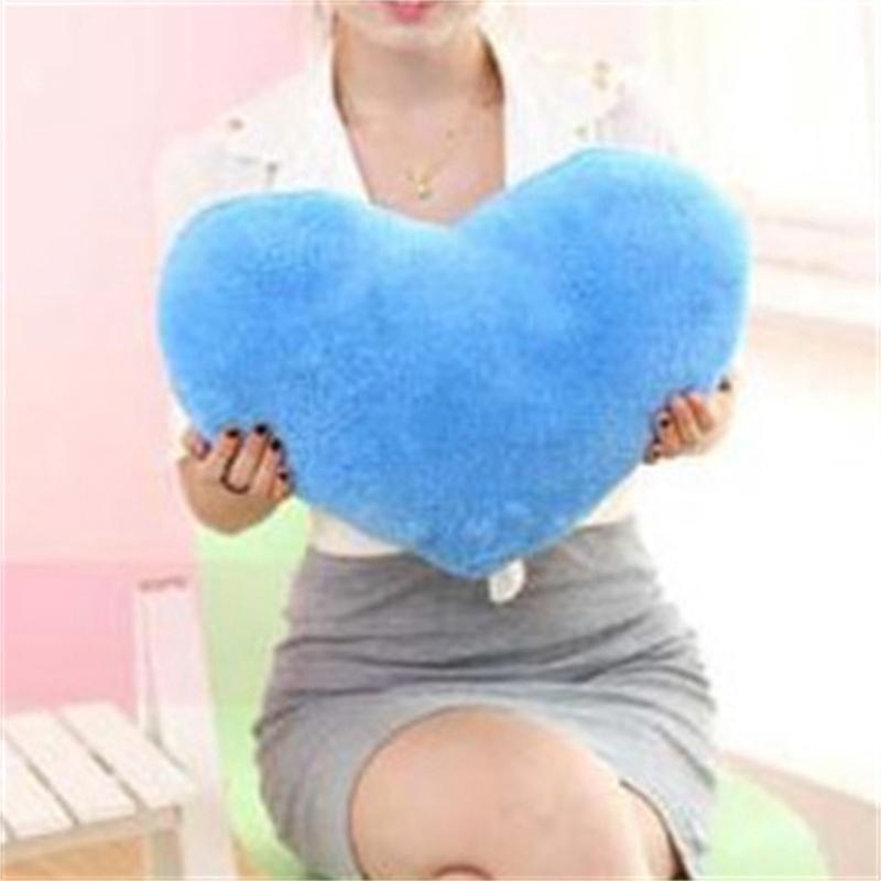 Cushion Toy Sofa Home Decorative Heart Shape Throw Pillow Stuffed Plush Doll