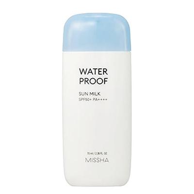 Солнцезащитное молочко All Around Safe Block Waterproof Sun Milk – Долговременная защита от УФ-лучей SPF50+ PA++++, Корейское