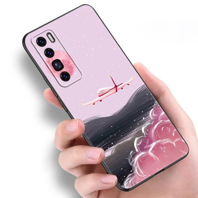 Чехол-накладка в виде самолета для Huawei NOVA 8 9 Pro 8i 7i 7SE Y60 5T Mate 40 30 20 10 Lite Honor 50 30 Premium Pro Plus 30S