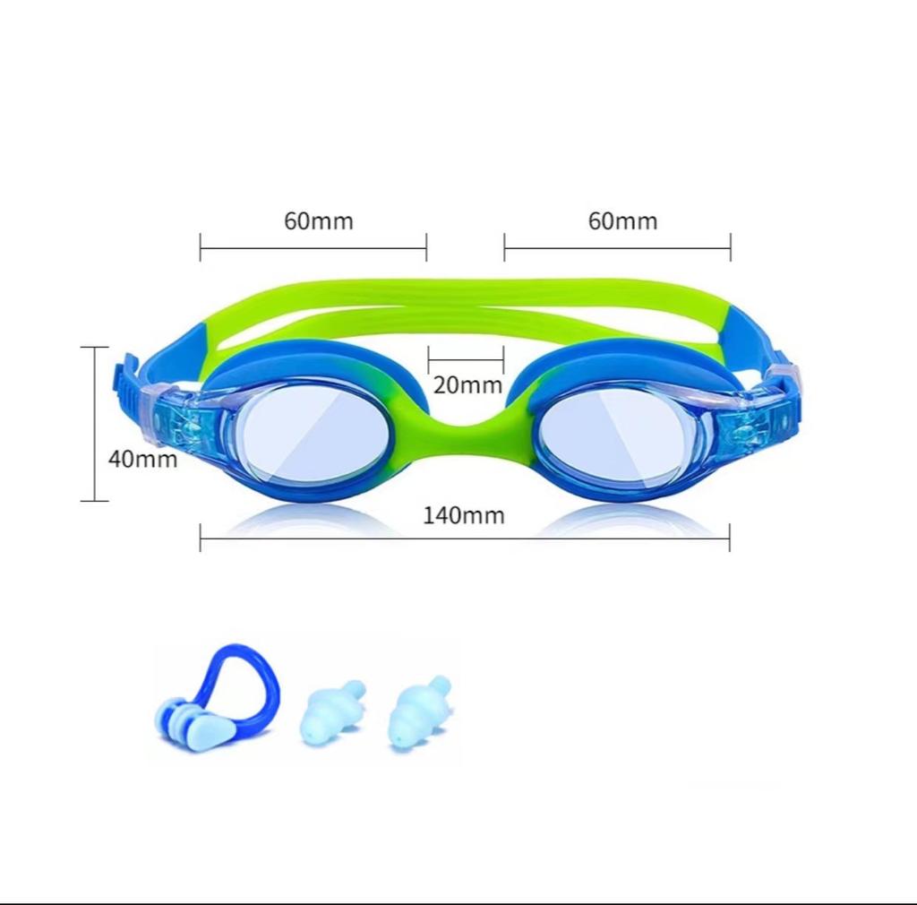 Водонепроницаемые противотуманные очки для плавания, детские профессиональные цветные очки, очки для плавания для детей 3-14 лет