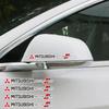 4 шт. Водонепроницаемые наклейки на кузов автомобиля с логотипом, для самостоятельного нанесения, для Eclipse Lancer Outlander Pajero ASX Colt I200 Delica Triton Ex
