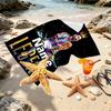 Custom Name Personalized Lionel Messi Print Beach Towel, for Trip Camping Beach Party Home Decor, Birthday Gift for Family & Friends