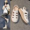 New Thick-soled Height-increasing Hollowed-out Beach Shoes and Nurse Shoes
