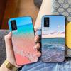Пляжный летний чехол для телефона с морским узором для VIVO Y95 Y93 Y31 Y20 V19 V17 V15 Pro X60 NEX, мягкий черный чехол для телефона