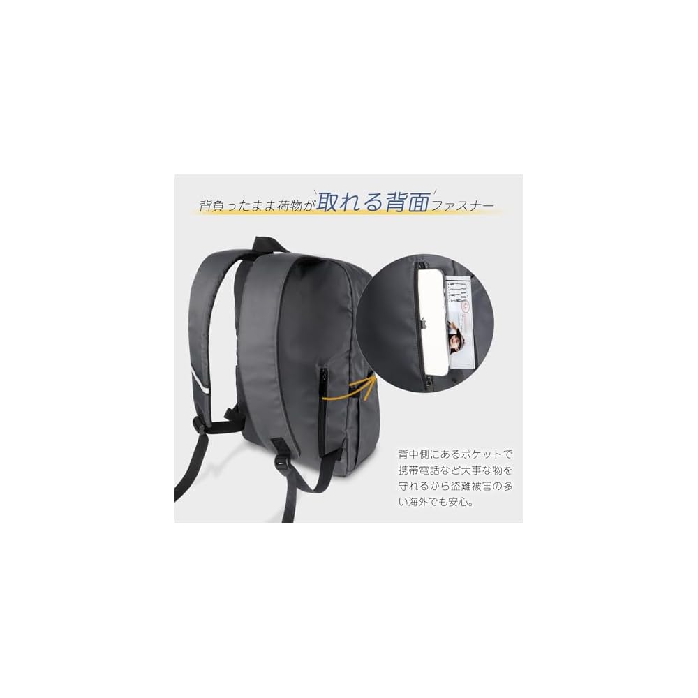 Vulmoon Backpack for Men: Stylish, Lightweight, Large Capacity, Waterproof, Fits 15-6 inch laptops,