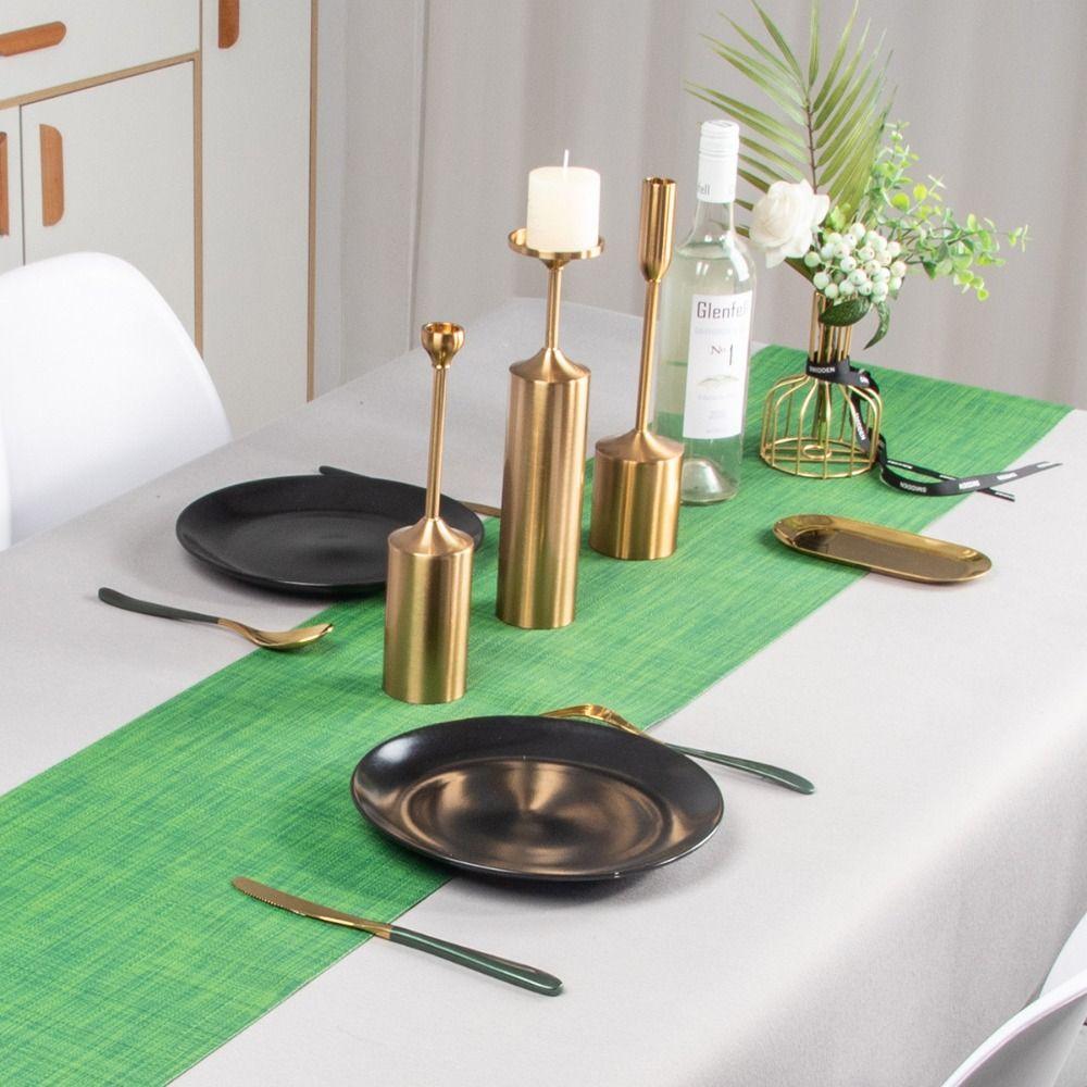 Solid Color Table Cover Rectangular Tablecloth Home Decor Table Runner Table Decoration