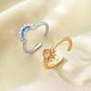 New Sun and Moon Tonghui Stacked Ring Men's and Women's Personality Design Sense Diamond Sun and Moon Couple Ring