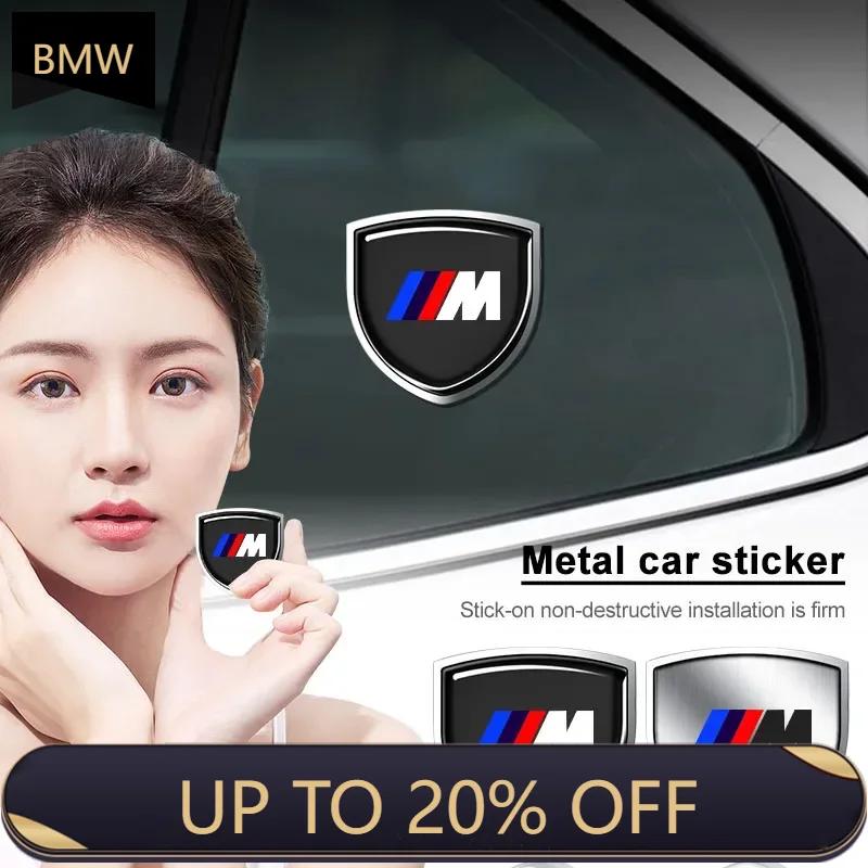 Car Metal Sticker Custom Shield Car Rear Trunk Shield Emblem Badge Sticker For BMW M Performance 1 3 5 7 Series M3 M4 M5 M6 X1