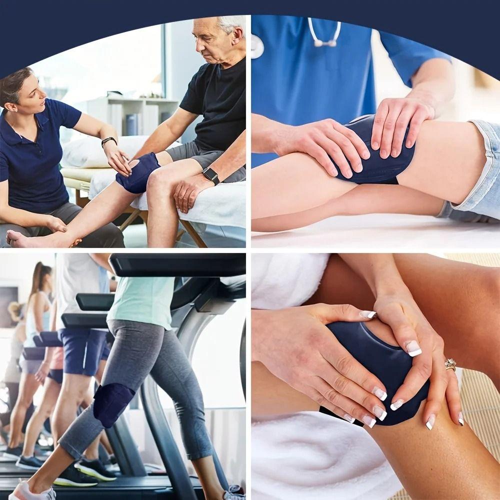 Hot And Cold compress Gel Knee Pack Adjustable Strap Knee Wrap Ice Bag Knee Ice Pack Wrap  Joint