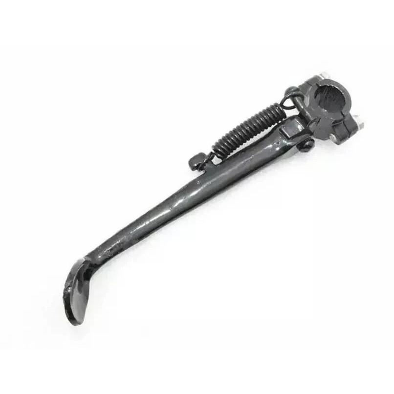 SIDE STAND BLACK 1 1/8" UNIVERSAL CLAMP For BSA TRIUMPH ARIEL AND MANY BIKES z07