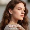 APM Monaco ETERNELLE [Romantic Confession] Silver White Pearl Branch Friend 925 Silver Earrings Women's Pearl Branch Earrings Endless Love